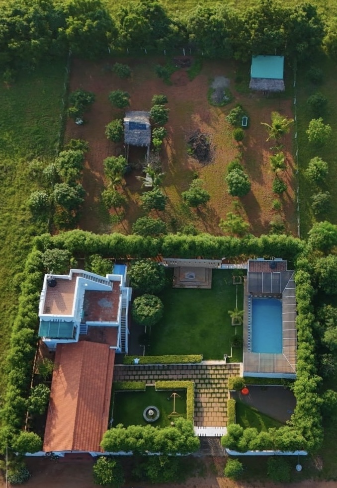 The full view of the farm